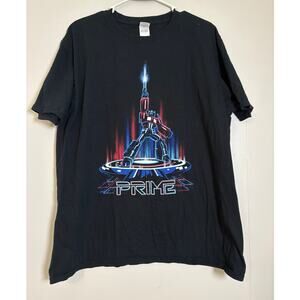 Loot Crate Optimus Prime Gildan XL Black T Shirt